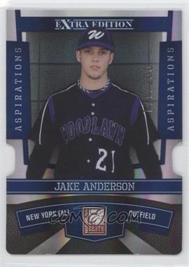 2010 Donruss Elite Extra Edition - [Base] - Aspirations Die-Cut #73 - Jake Anderson /200