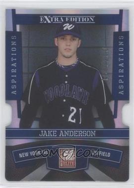 2010 Donruss Elite Extra Edition - [Base] - Aspirations Die-Cut #73 - Jake Anderson /200