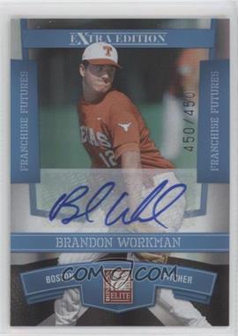 2010 Donruss Elite Extra Edition - [Base] - Franchise Futures Signatures #14 - Brandon Workman /450