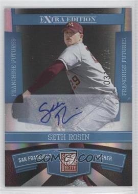 2010 Donruss Elite Extra Edition - [Base] - Franchise Futures Signatures #17 - Seth Rosin /710