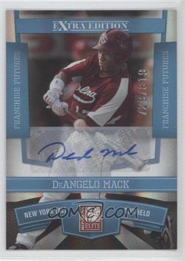 2010 Donruss Elite Extra Edition - [Base] - Franchise Futures Signatures #25 - DeAngelo Mack /819