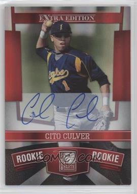 2010 Donruss Elite Extra Edition - [Base] - Missing Serial Number #110 - Cito Culver [Noted]