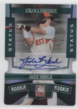 2010 Donruss Elite Extra Edition - [Base] - Status Emerald Die-Cut Signatures #104 - Jake Skole /25