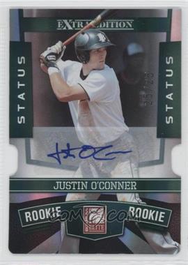 2010 Donruss Elite Extra Edition - [Base] - Status Emerald Die-Cut Signatures #109 - Justin O'Conner /25