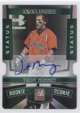 2010 Donruss Elite Extra Edition - [Base] - Status Emerald Die-Cut Signatures #149 - Trent Mummey /25