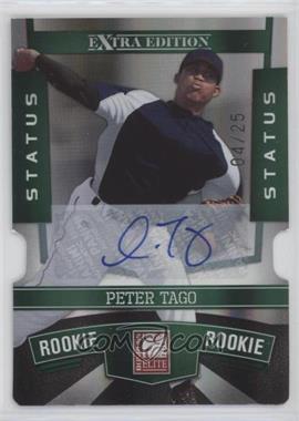 2010 Donruss Elite Extra Edition - [Base] - Status Emerald Die-Cut Signatures #183 - Peter Tago /25