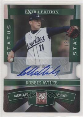 2010 Donruss Elite Extra Edition - [Base] - Status Emerald Die-Cut Signatures #24 - Robbie Aviles /25