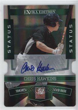 2010 Donruss Elite Extra Edition - [Base] - Status Emerald Die-Cut Signatures #32 - Chris Hawkins /25