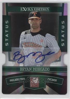 2010 Donruss Elite Extra Edition - [Base] - Status Emerald Die-Cut Signatures #48 - Bryan Morgado /25