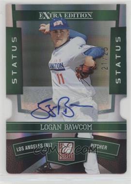 2010 Donruss Elite Extra Edition - [Base] - Status Emerald Die-Cut Signatures #65 - Logan Bawcom /25