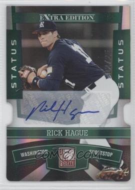 2010 Donruss Elite Extra Edition - [Base] - Status Emerald Die-Cut Signatures #70 - Rick Hague /25