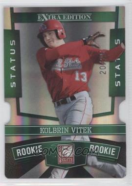 2010 Donruss Elite Extra Edition - [Base] - Status Emerald Die-Cut #106 - Kolbrin Vitek /25