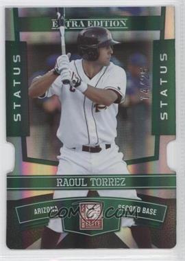 2010 Donruss Elite Extra Edition - [Base] - Status Emerald Die-Cut #43 - Raoul Torrez /25