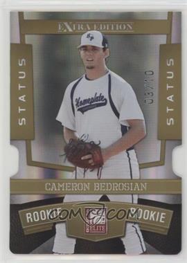 2010 Donruss Elite Extra Edition - [Base] - Status Gold Die-Cut #121 - Cam Bedrosian /10