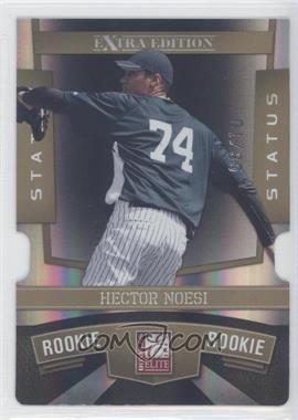 2010 Donruss Elite Extra Edition - [Base] - Status Gold Die-Cut #182 - Hector Noesi /10 [Noted]