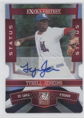 2010 Donruss Elite Extra Edition - [Base] - Status Red Die-Cut Signatures [Autographed] #4 - Tyrell Jenkins /50
