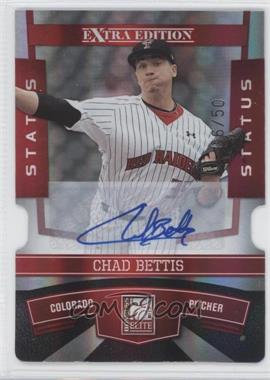 2010 Donruss Elite Extra Edition - [Base] - Status Red Die-Cut Signatures #11 - Chad Bettis /50
