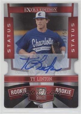 2010 Donruss Elite Extra Edition - [Base] - Status Red Die-Cut Signatures #157 - Ty Linton /50