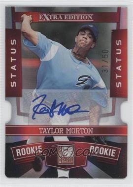 2010 Donruss Elite Extra Edition - [Base] - Status Red Die-Cut Signatures #172 - Taylor Morton /50