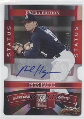 2010 Donruss Elite Extra Edition - [Base] - Status Red Die-Cut Signatures #70 - Rick Hague /50