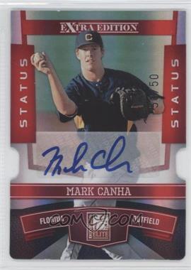 2010 Donruss Elite Extra Edition - [Base] - Status Red Die-Cut Signatures #75 - Mark Canha /50