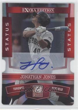 2010 Donruss Elite Extra Edition - [Base] - Status Red Die-Cut Signatures #78 - Jonathan Jones /50