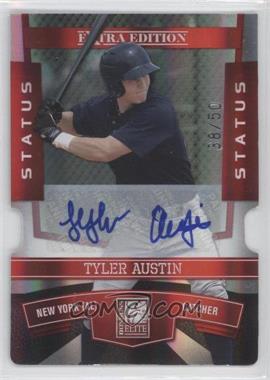 2010 Donruss Elite Extra Edition - [Base] - Status Red Die-Cut Signatures #95 - Tyler Austin /50