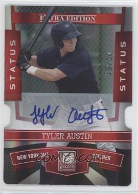2010 Donruss Elite Extra Edition - [Base] - Status Red Die-Cut Signatures #95 - Tyler Austin /50
