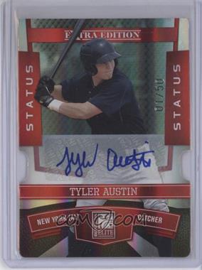 2010 Donruss Elite Extra Edition - [Base] - Status Red Die-Cut Signatures #95 - Tyler Austin /50