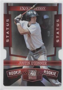 2010 Donruss Elite Extra Edition - [Base] - Status Red Die-Cut #109 - Justin O'Conner /100
