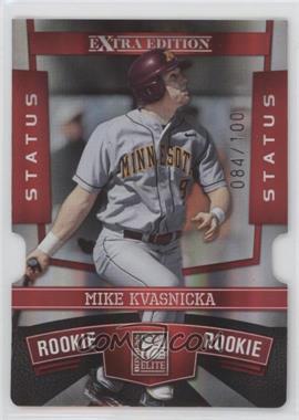 2010 Donruss Elite Extra Edition - [Base] - Status Red Die-Cut #111 - Mike Kvasnicka /100