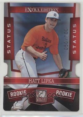 2010 Donruss Elite Extra Edition - [Base] - Status Red Die-Cut #112 - Matt Lipka /100