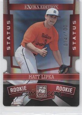 2010 Donruss Elite Extra Edition - [Base] - Status Red Die-Cut #112 - Matt Lipka /100