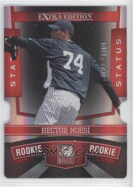 2010 Donruss Elite Extra Edition - [Base] - Status Red Die-Cut #182 - Hector Noesi /100