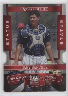 2010 Donruss Elite Extra Edition - [Base] - Status Red Die-Cut #34 - Gary Sanchez /100