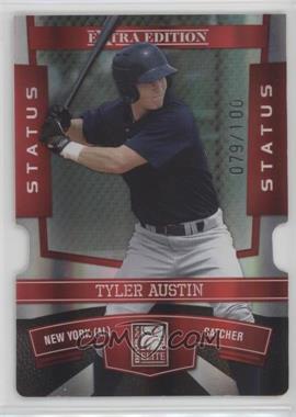 2010 Donruss Elite Extra Edition - [Base] - Status Red Die-Cut #95 - Tyler Austin /100