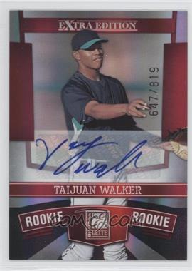 2010 Donruss Elite Extra Edition - [Base] #163 - Taijuan Walker /819