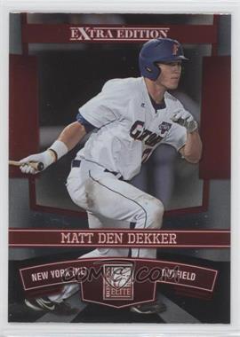 2010 Donruss Elite Extra Edition - [Base] #20 - Matt den Dekker