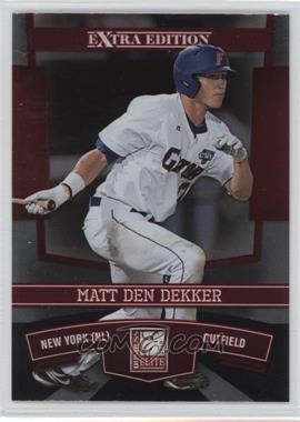 2010 Donruss Elite Extra Edition - [Base] #20 - Matt den Dekker