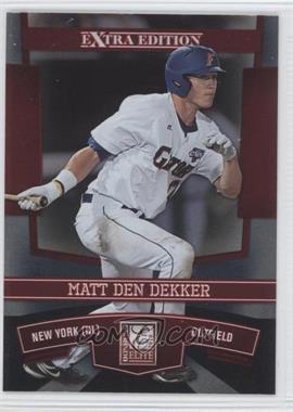 2010 Donruss Elite Extra Edition - [Base] #20 - Matt den Dekker