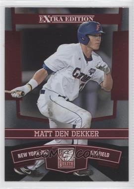 2010 Donruss Elite Extra Edition - [Base] #20 - Matt den Dekker