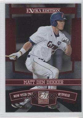 2010 Donruss Elite Extra Edition - [Base] #20 - Matt den Dekker