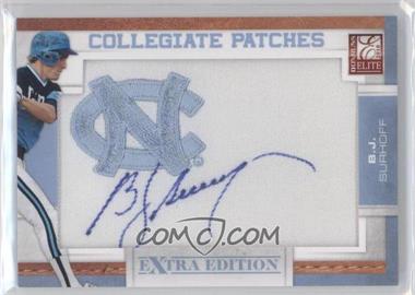 2010 Donruss Elite Extra Edition - Collegiate Patches Signatures #BJS - B.J. Surhoff /125