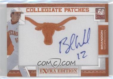 2010 Donruss Elite Extra Edition - Collegiate Patches Signatures #BW - Brandon Workman /125