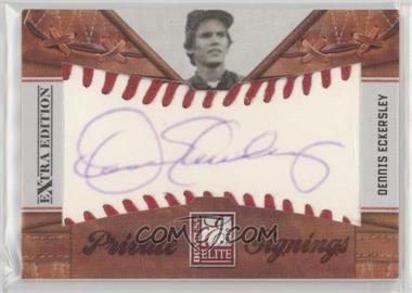 2010 Donruss Elite Extra Edition - Private Signings #35 - Dennis Eckersley /20