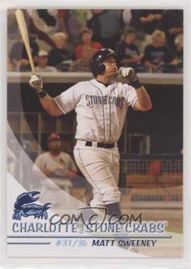 2010 Grandstand Charlotte Stone Crabs - [Base] #31 - Matt Sweeney