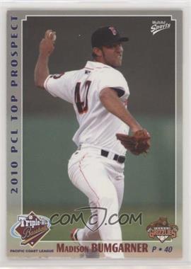 2010 MultiAd Sports Pacific Coast League Top Prospects - [Base] #2 - Madison Bumgarner