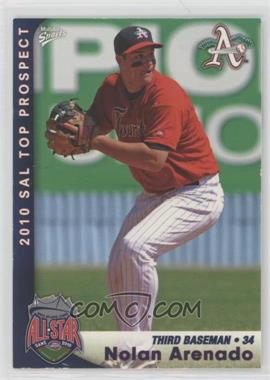 2010 MultiAd Sports South Atlantic League Top Prospects - [Base] #2 - Nolan Arenado