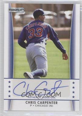 2010 Razor Autographs - [Base] #CC - 1 - Chris Carpenter