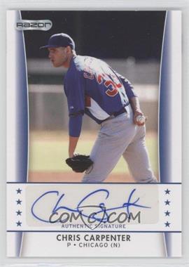 2010 Razor Autographs - [Base] #CC - 4 - Chris Carpenter